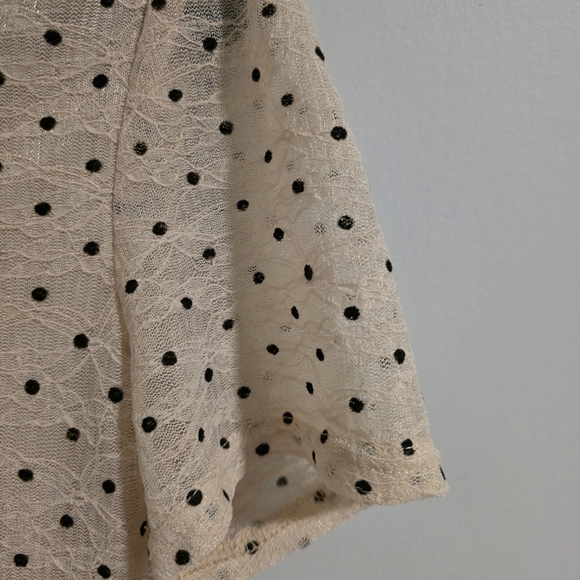 Pins & Needles Cream and Black Mini Dress - Picture 3 of 9